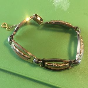 Vintage Bergere gold tone bracelet